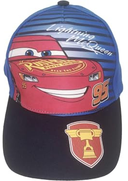 Disney Pixar Cars Basecap Cap Kappe (DE/NL/SE/PL, Numerisch, 52, blau)
