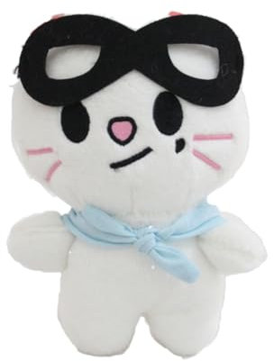 Stray Kids Skzoo Porte-clés Peluche de 10cm Stray Kids Cartoon Porte-clés Téléphone Pendentif Porte-clés Kpop pour Fans (Jiniret)