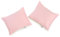 NATURECA 2er Set Kissenbezüge für Kleinkinderkopfkissen – 100% Baumwoll-Satin, Kinderkopfkissenbezüge, Kissenhüllen für Babykissen 30x40 cm