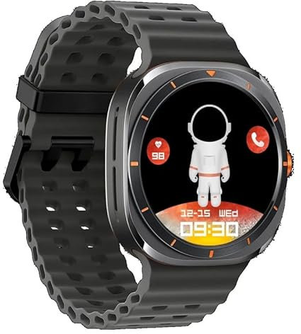 XINDADA 2024 New Watch 7 Ultra 47mm Smart Watch S7 Bluetooth Call Compass Smartwatch for Men Women 1.62 HD Screen Sports Fitness Tracker (Black)