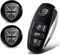 SkinoEu 2 x Ø14mm 3D Schlüssel Emblem Aufkleber Stickers Für Fernbedienung Auto Moto Logo Key Badge Tuning Schwarz Silber UK Union Jack KSK 31