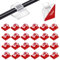 Gaaines 50 Pcs Adhesive Cable Clips, Clear, Mini, With Sticky Hooks for Cable Management, Wall, Under Desk, Christmas Lights, Car, Outdoors