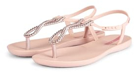 Ipanema CLASS TWIST SANDAL FEM - Damenschuhe, Damen-Sandalen mit Glitzer-Verzierung, flache Sohle (LIGHT PINK/ROSE, EU Schuhgrößensystem, Erwachsene, Numerisch (von/bis), M, 41, 42)