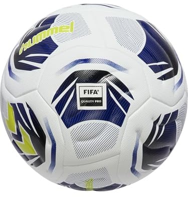 hummel Unisex hmlLegacy Match Football, Black/Green/Blue, Size 5
