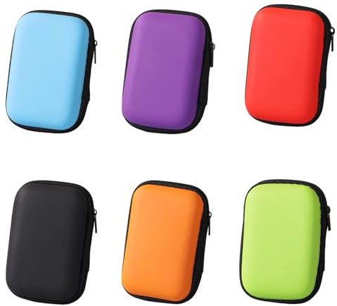 FILOEEX 6Pcs Playing Cards Case for UNO,Portable Card Holder,Waterproof Playing Card Holder,Card Game Storage Box Compatible UNO Card on The Outdoor Gaming or Camping