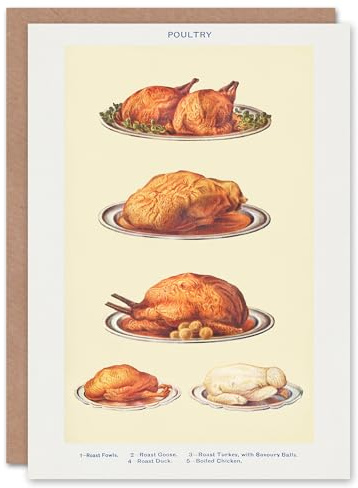 Artery8 Mrs Beeton Household Management Art Card Poultry Dishes