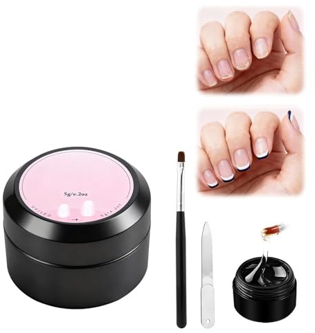 2026 Upgraded Nail Repair Protection Gel,Nail Repair Kit for Split Natural Nails,Instant Cracked Nail Repair Kit for Split Natural Nails, Easy Quick Fix Strengthening Treatment Cuticle Care (1Pcs)