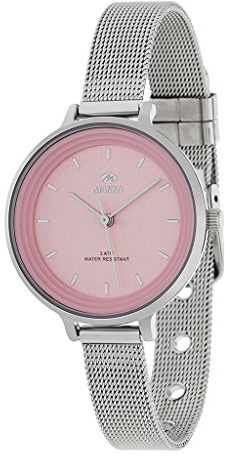 Marea Unisex Analog Quarz Uhr mit Edelstahl Armband B41198/2