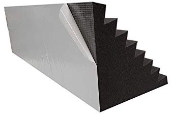 Alanpur® Bass Trap Lamellen Profil - (Selbstklebend ca. 100x30x30cm) - Absorber zur effektiven Raum Akustik