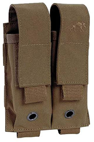 Tasmanian Tiger TT DBL Pistol Mag Pouch MKII Molle-System Doppel-Magazintasche für Pistolen kompatibel mit Glock SIG Beretta M9, Coyote Brown