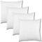 Bestlivings 4er Set Polyester Vlies Füllkissen 30x30cm weiß, bei 30° waschbar, viele Größen
