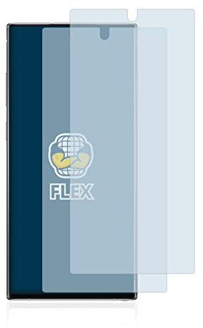 BROTECT 2 Stück Full-Cover Schutzfolie für Samsung Galaxy Note 10 Plus 5G Full-Screen Displayschutz-Folie [3D Curved, Kristall-Klar]