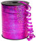 PartyWoo Geschenkband Pink, 450 Meter/ 500 Yard Schleifenband, Ringelband, Glänzendes Ballonband, Dekoband für Ballonverschlüsse, Geschenkverpackung, Basteln, Partydeko, Hochzeitsdeko (1 Rolle)