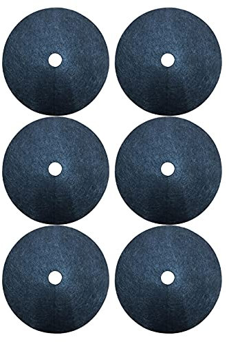 JYCAR 6 Stück Baum-Mulchring Unkrautbekämpfung 62 cm Vliesstoff Baumschutz Matte Pflanzenabdeckung Unkraut-Barriere Matte Baumringe Landschaftsbau für Unkrautbekämpfung Wurzelschutz