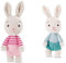 NICI 2er Set Kuscheltiere Happy Bunnies Hasen 15 cm
