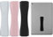 kwmobile 3X Tablet Fingerhalter Griff Halter - Selbstklebende Tablet PC Fingerhalterung kompatibel mit iPad Samsung Sony Tablets - Schwarz Rosegold Silber