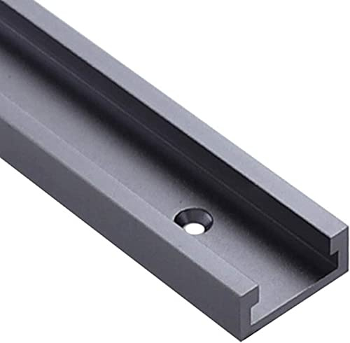 Xcalibur Tooling 1000mm T-Track T-Slot Mitre Track Jig – 1000x30mm Wide Aluminium Fixture Slot Rail for Table Saw, Router Table & Track Saw – Anodised Woodworking Guide for Precision Cuts & Clamping