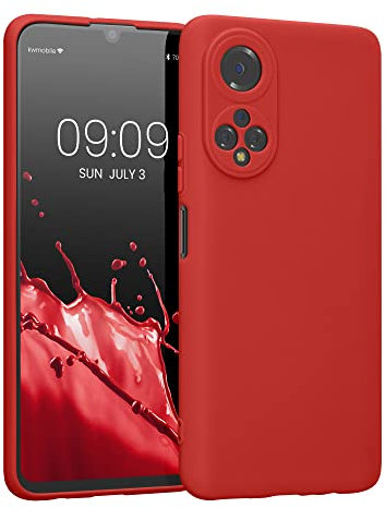 kwmobile Housse Compatible avec Honor X7 Coque - Housse de téléphone en TPU avec Protection Appareil Photo - Rouge