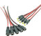 Dtmeng 5 Paar Gleichstromanschluss Gleichstromkabel 5.5mm x 2.1mm Male Female Connctors Netzkabel 12V DC Kabel für Schalter Gleichstromkabel 30cm für 5A / 0.75 Quadrat / 18 AWG / 10 Stück