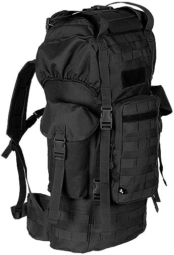 MFH BW Kampfrucksack, MOLLE, 65 l, Alu-Ausst. (schwarz)