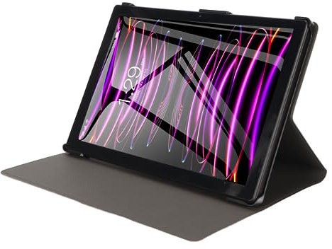 PUSOKEI 10,1 Zoll Tablet für Android 12, Octa Core 8 GB RAM 256 GB ROM, FHD 4G LTE Tablet PC mit Hülle, 5G WiFi Gaming Tablet, 7000 mAh Akku, Schwarz (EU-Stecker)