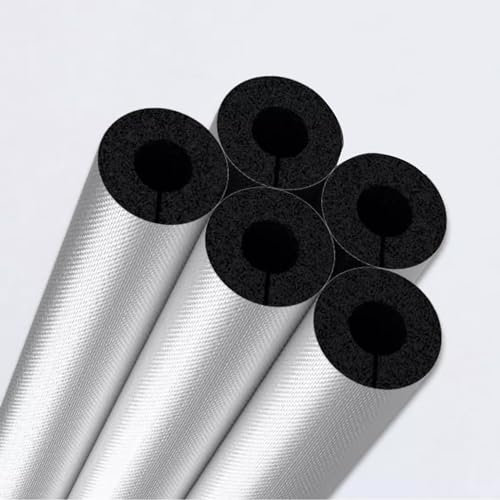 MTSYXYM 5 pcs Conduits Isolants,Coquille D'isolation Auto-adhésive,Ignifuge Tube D'isolation De Tuyau,Tube D'isolation De Protection Contre Le Gel Mousse,Facile À Installer. (Size : 34MM*20MM*0.95M)