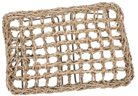 MAGICLULU Geflochtenes Reptilienbett Mit Stabilem Eisenrahmen Langlebiger Schlafplatz Für Bartagame Gecko Und Eidechsen Atmungsaktive Reptilienliege Einfach Zu Reinigen Natürlicher Schlafkom