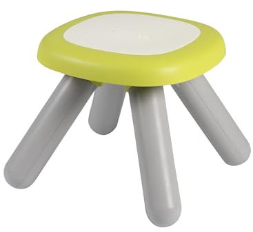 Smoby - Kid Hocker Lime – Design Kinderhocker für Kinder ab 18 Monaten, für Innen und Außen, Kunststoff, ideal für Garten, Terrasse, Kinderzimmer