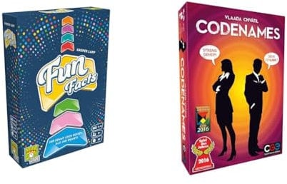 Repos Production | Fun Facts | Partyspiel | Kartenspiel | 4-8 Spieler | Ab 8+ Jahren | 30 Minuten | Deutsch & Asmodee Codenames, Spiel des Jahres 2016, Familienspiel, Ratespiel, Deutsch