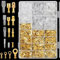 1000 Stück Kabelschuhe Set, Kabelschuhe Flachstecker, Flachsteckhülsen Set 2,8mm/4,8mm/6,3mm, M3/M4/M5/M6 Ringkabelschuhe, Flachsteckhülsen mit Isolierhülse Sortiment Kit Für Elektrische