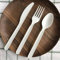 HITHIKA 300 Premium White Cutlery Set - Heavy Duty White Reuseable Spoon, Fork and Knife Reusable and Washable Spoons Perfect for Picnics, Parties, Tableware, Dinnerware, Travel, Events, and Catering