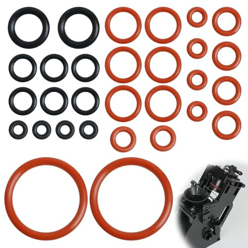 Lot de 30 joints d'étanchéité pour groupe café Philips Saeco - Joints toriques pour valve de support - Valve à vapeur - Pièces de rechange