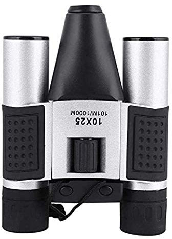 Portable Monocular Outdoor Camera Telescope,Adjustable 10X25 Binoculars Digital Camera Telescope for Outdoor Sports DVR Video Recording