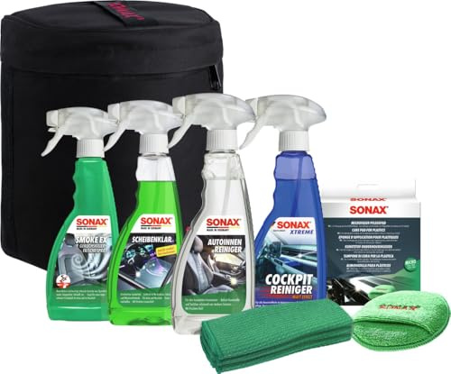 SONAX InnenraumPflegeset zur kompletten Reinigung des Fahrzeuginnenraums | Art-Nr. 07696000
