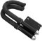 OUNONA Practical Metal Ladder Hooks for Outdoor Use Garage Ladder Storage Quick Release Clamp