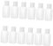 BATHVEVE 12pièces Bouteilles Plastique Vide Couvercle Flacons De Voyage Idéaux Pour Gel Lotion Et Échantillons Couleurs De Couvercle Aléatoires