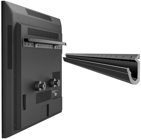 Anteabee Soporte de pared para televisores de 32 a 75 pulgadas, soporte universal sin tachuelas, VESA máximo 600 x 400 mm hasta 68 kg, perfil bajo, se inclina 5°, se adapta a la mayoría de televisores