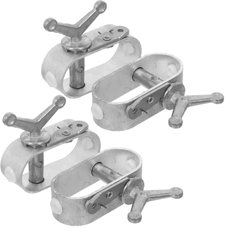 Toddmomy Lot de 4 Tendeurs pour Fil de Fer en Acier Robuste 7,2 X 6,5 X 2,5 Cm, Outil de Tension Polyvalent pour Câbles Métalliques, pour Serrage Horticole, Couverture de Piscine et