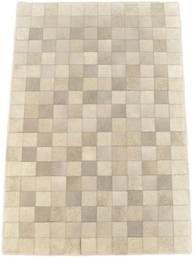generisch KUHFELL Teppich GRAU Natur Patchwork CA. 120 x 180 cm Fell Teppich VON KUHFELLE online