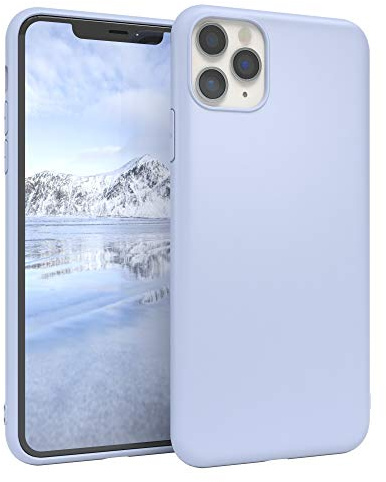 EAZY CASE Handyhülle Silikon mit Kameraschutz kompatibel mit iPhone 11 Pro Max in Himmelblau Blau, Ultra dünn, Slimcover, Silikonhülle, Hülle, Softcase, Backcover