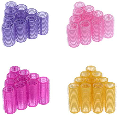 Hair Roller Hair Rollers Comb Curlers Clips Styling Rollers Hair Curls Tools DIY Hair Styling Roller for Women and Kids 40pcs
