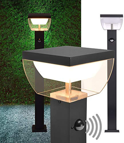 max K O M F O R T LED Aussen Standleuchten mit Bewegungsmelder MA-310SERIE SET (Standleuchte mit Sensor)