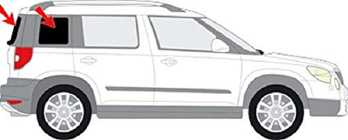 Solarplexius Auto-Sonnenschutz Scheiben-Tönung passgenau für Skoda Yeti Bj. 09-17 Keine Folie 3 er Set
