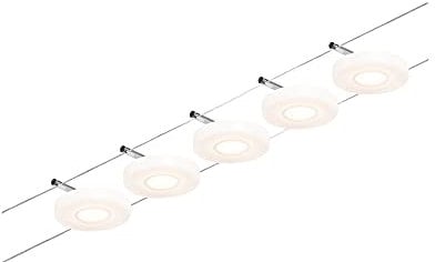 Paulmann Wire Systems Set DiscLED 5x4,5W Chrom mat