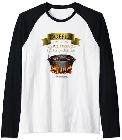 Dutch Oven Spruch Dopfen ist Grillieren Dutch Oven Raglan