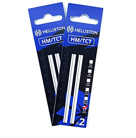 HM/TCT Coltelli per Einhell TC-PL 750, TE-PL 900, 82mm (2 coppie = 4 lame)