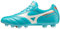 Mizuno Unisex Morelia II PRO Fußballschuh, Blue Curacao/Snow White/Red Brown Satin, 38.5 EU