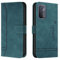 Lihondar Kompatibel mit Oppo A54 5G/A74 5G/A93 5G Hülle, Handyhülle Oppo A54 5G/A74 5G/A93 5G, Premium Leder Klappbar Schutzhülle Tasche Wallet mit Brieftasche Cover Flip Case Klapphülle (Grün)