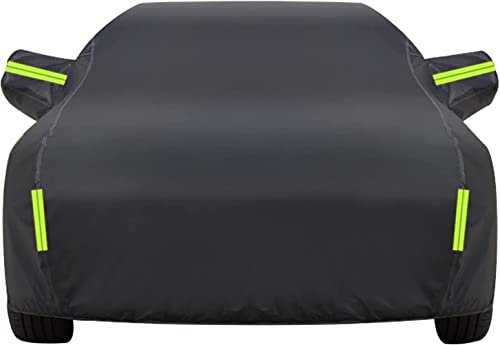 hippoca Autoplanen für Opel Corsa C/D/E/F 2000-pr, Wasserdicht Autoabdeckplane Wasserdicht/Atmungsaktiv/Sonnenschutz/Staubdicht/UV-Schutz