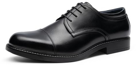 Bruno Marc Men's Formal Dress Shoes Brogues Derbys,DOWNINGWIDE-01,Black,13 Wide UK /14W US